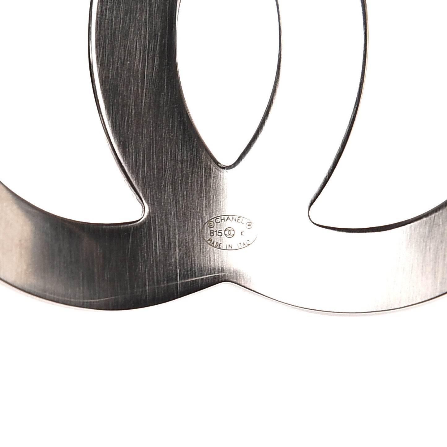 Quilted CC Hair Pin Gold