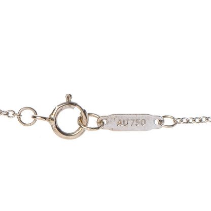 Tiffany 18K White Gold Diamond Atlas Key Pendant Necklace 5 of 8