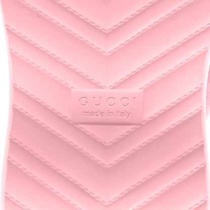 Gucci GG Nylon Platform Slide Sandals 39 Hopeful Pink 6 of 10