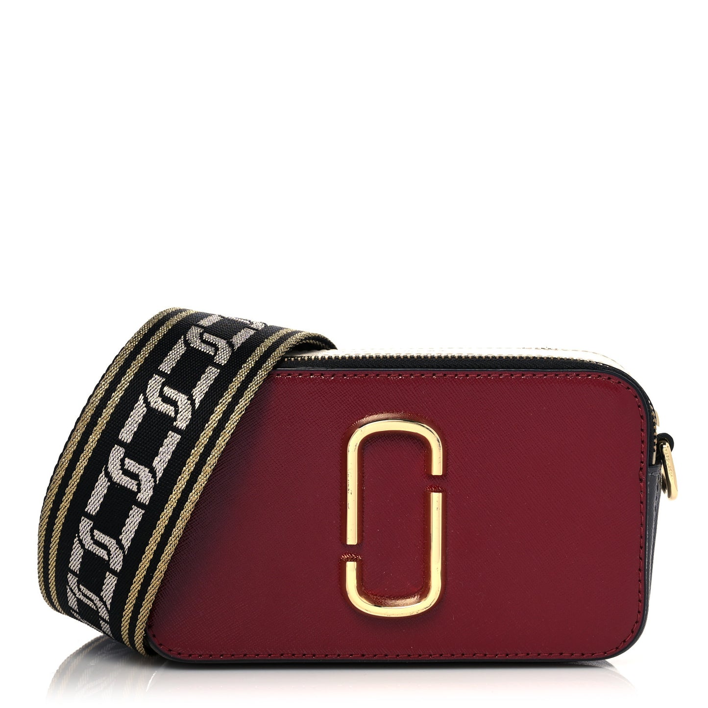 Saffiano Small Snapshot Camera Bag Red Multicolor