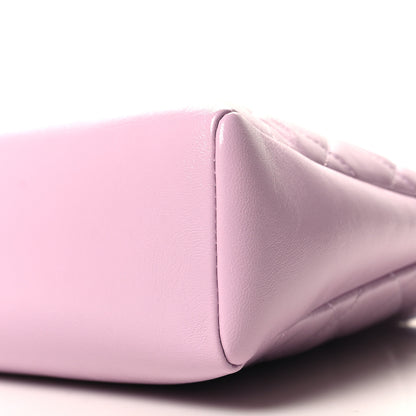 Chanel Shiny Lambskin Quilted 31 Shopping Bag Lilac 10 of 11