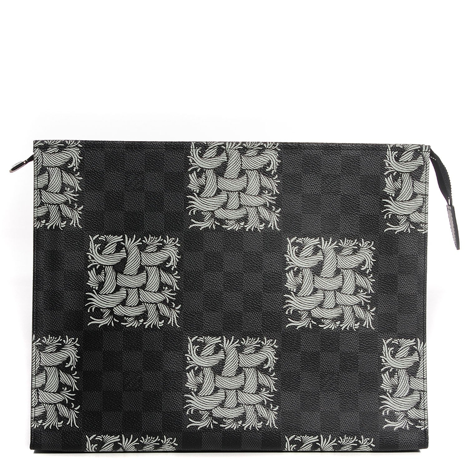 Louis Vuitton Damier Graphite Rope Pochette Voyage White 1 of 8