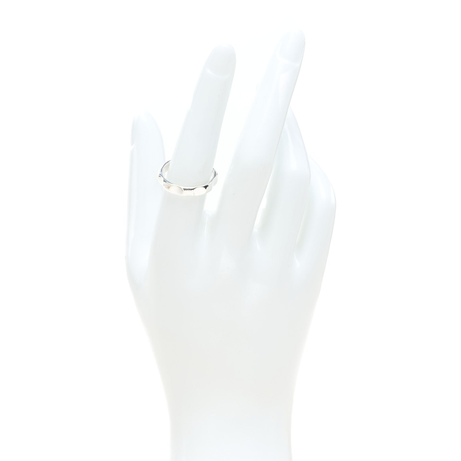 Tiffany Sterling Silver Paloma Picasso Narrow Groove Ring 55 7.25 2 of 5