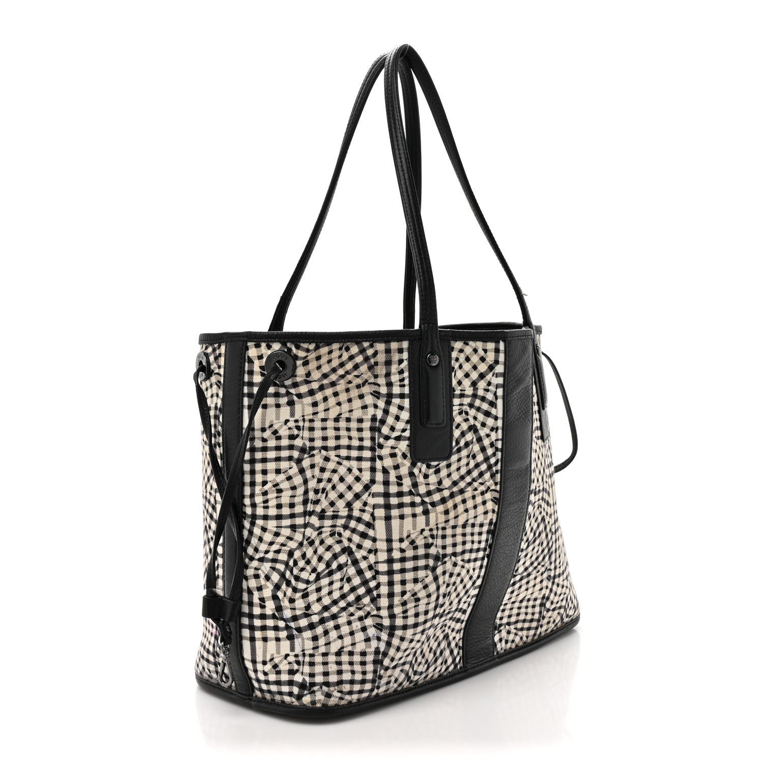 MCM Visetos Medium Liz Reversible Shopper Tote Black 6 of 24