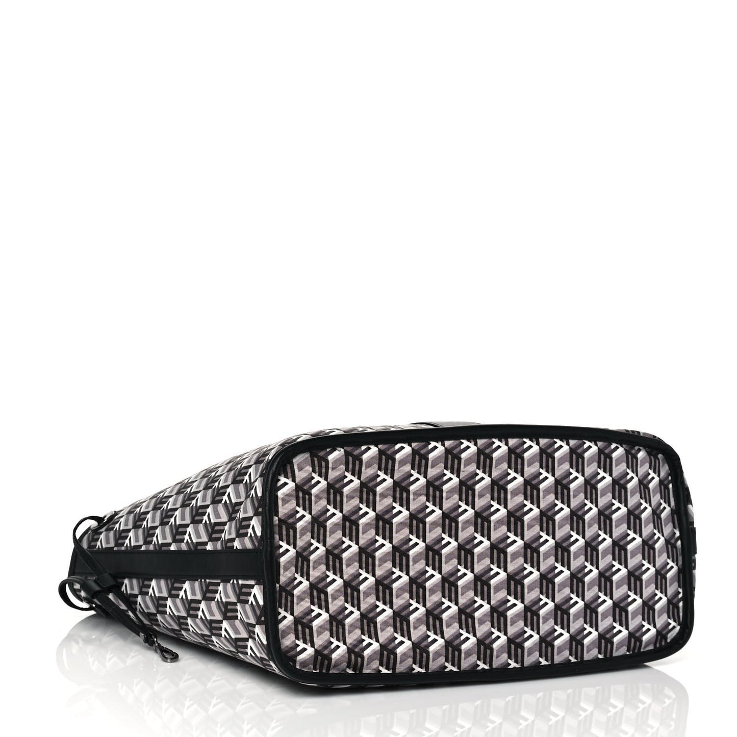 Visetos Medium Liz Reversible Shopper Tote Black