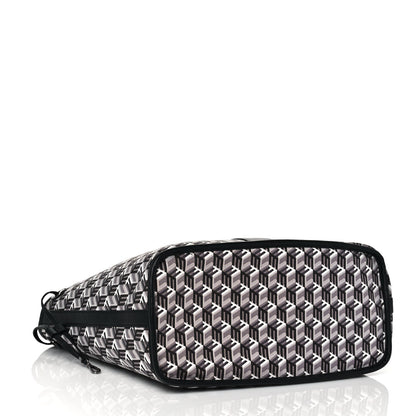 MCM Visetos Medium Liz Reversible Shopper Tote Black 7 of 18