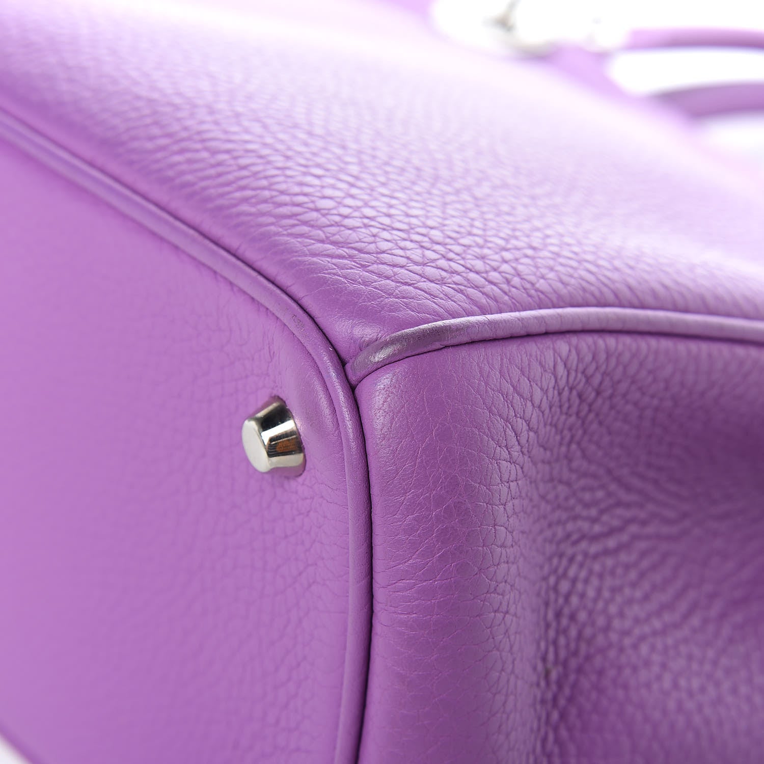 Christian Dior Bullcalf Medium Diorissimo Tote Parme 11 of 11