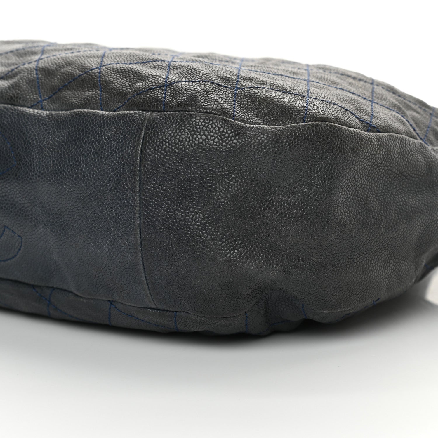 Chanel Caviar Quilted Simply CC Hobo Dark Blue 10 of 16