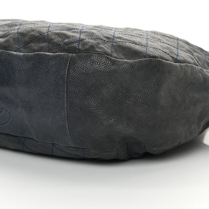 Chanel Caviar Quilted Simply CC Hobo Dark Blue 10 of 16