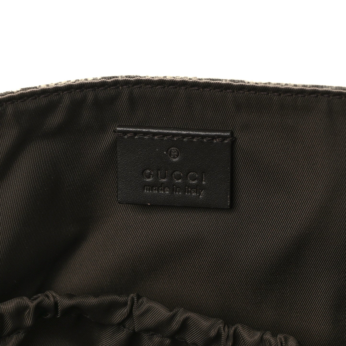 GG Plus Monogram Messenger Diaper Bag Dark Brown