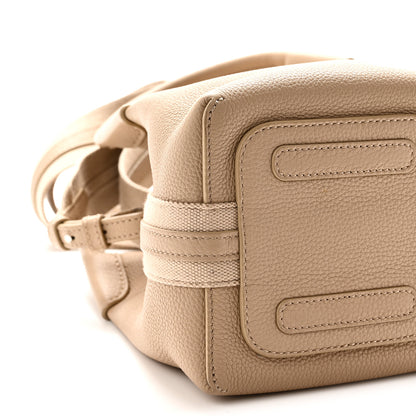 Loro Piana Grained Calfskin Micro Bale Bag Light Mastic 8 of 9