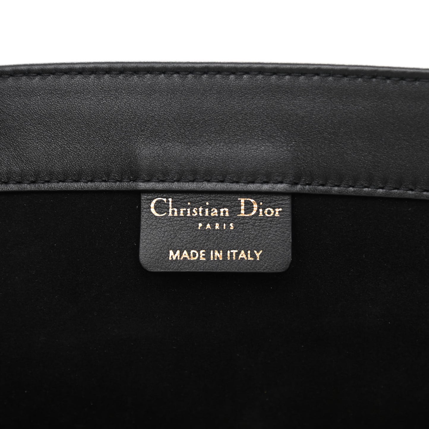 Calfskin Embossed Medium Book Tote Black