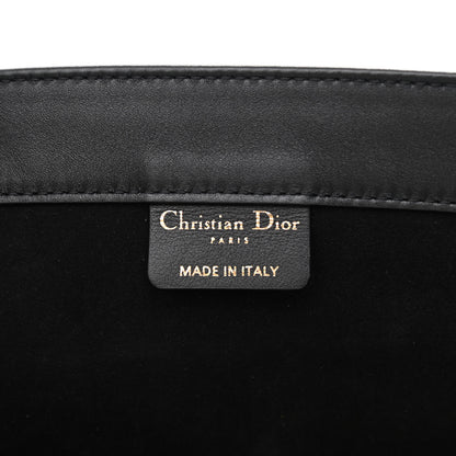 Christian Dior Calfskin Embossed Medium Book Tote Black 6 of 12