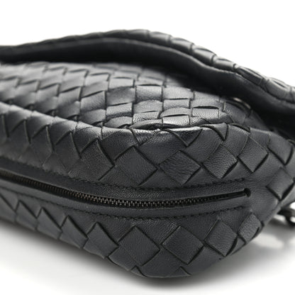 Bottega Veneta Nappa Intrecciato Mini Chain Messenger Black 10 of 11