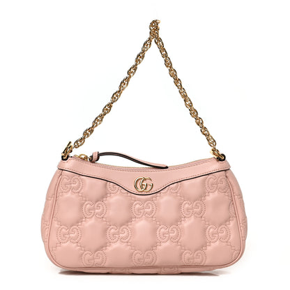 Gucci Calfskin GG Matelasse Chain Handbag Perfect Pink Natural 1 of 8