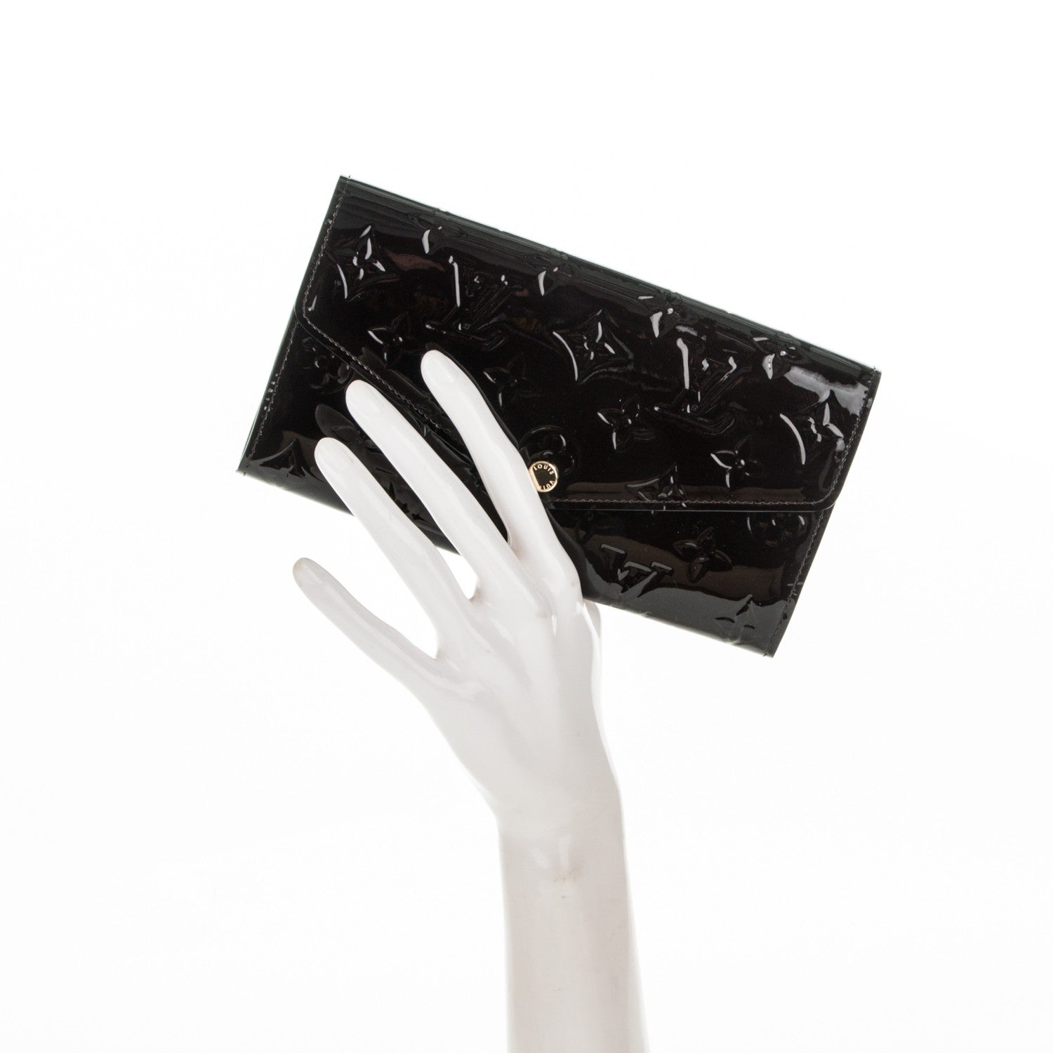 Louis Vuitton Vernis Sarah Wallet NM Amarante 2 of 6