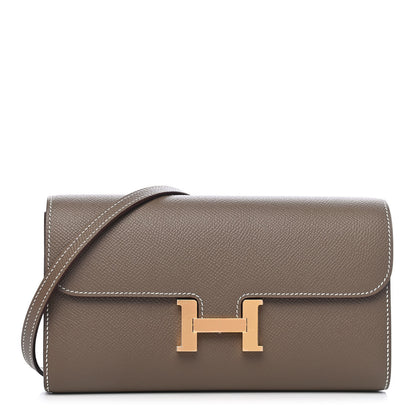 Hermes Epsom Constance Long To Go Wallet Etoupe 1 of 8