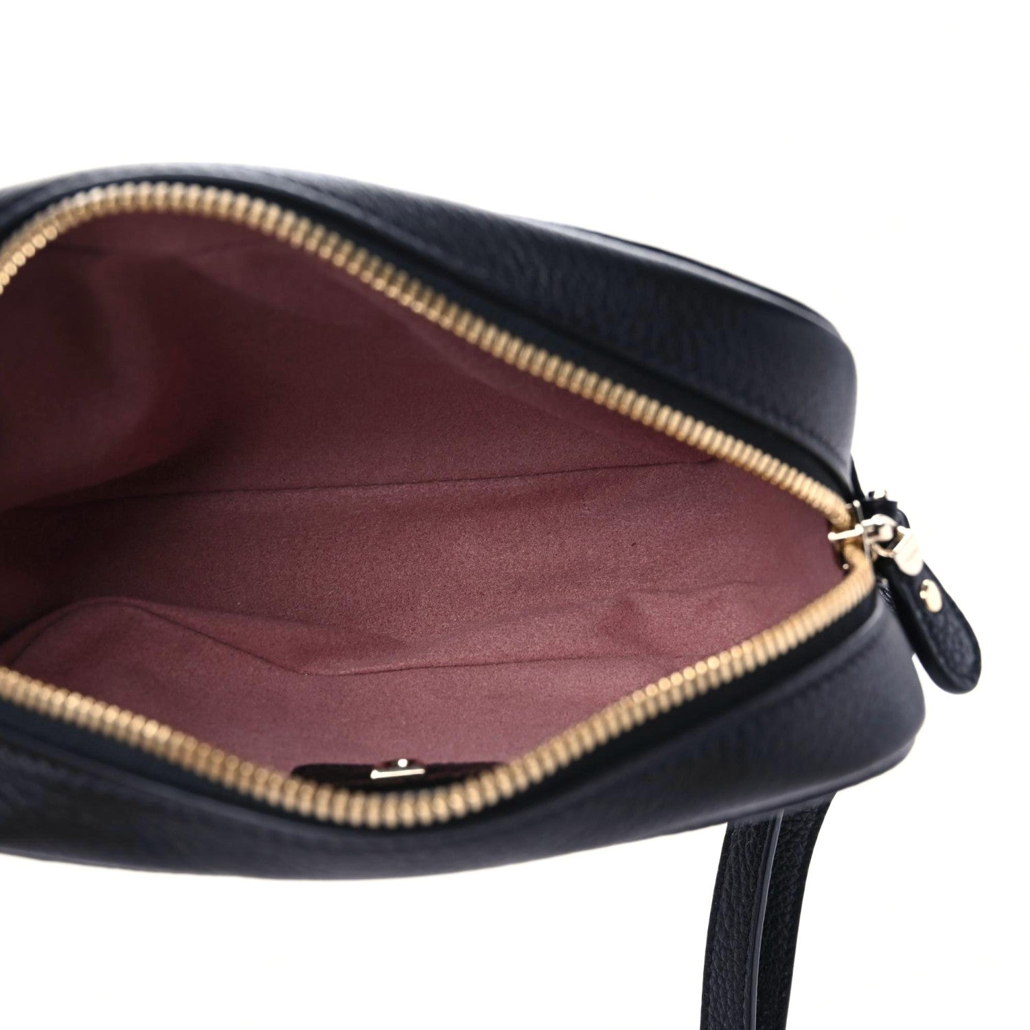 Salvatore Ferragamo Calfskin City Goncho Crossbody Camera Bag Black 7 of 8