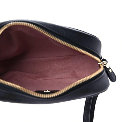 Salvatore Ferragamo Calfskin City Goncho Crossbody Camera Bag Black 7 of 8