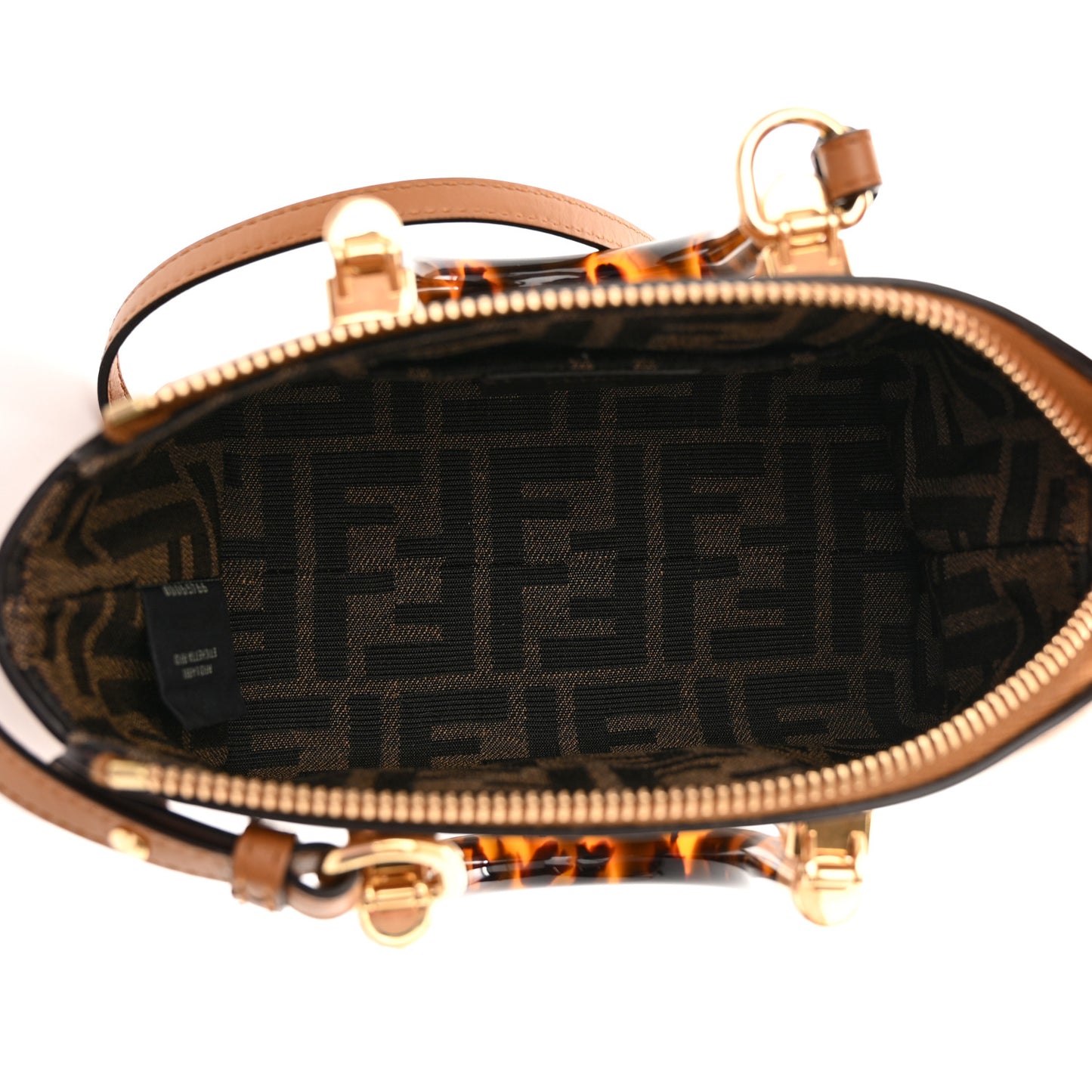 Vitello King Plexiglass Logo Embossed Mini By The Way Top Handle Boston Bag Caramello