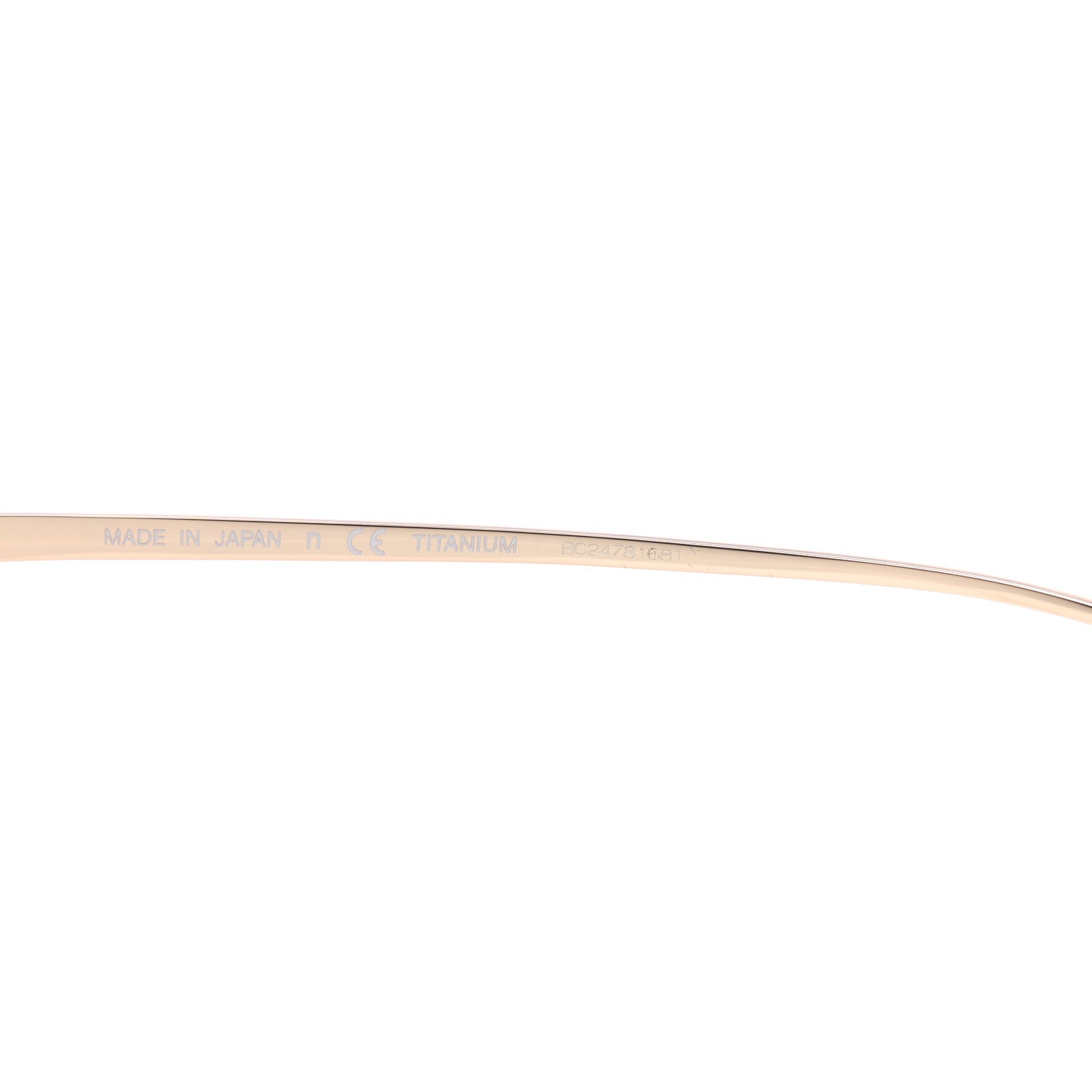 Chanel Titanium Frameless Cat Eye CC Sunglasses 4273-T Pink 6 of 8