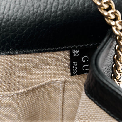Gucci Dollar Calfskin Small Interlocking G Shoulder Bag Black 7 of 11