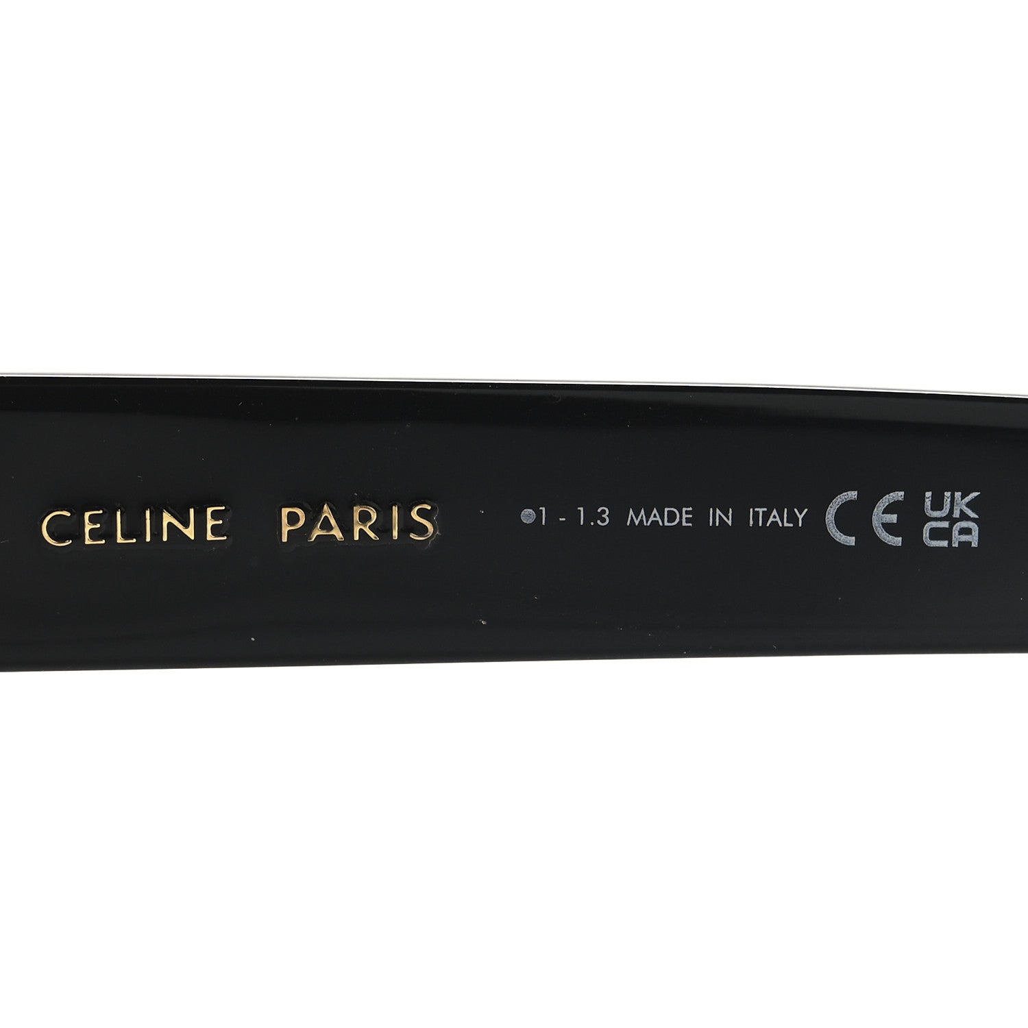 Celine Acetate Triomphe 01 Sunglasses CL 40194U Black 5 of 7