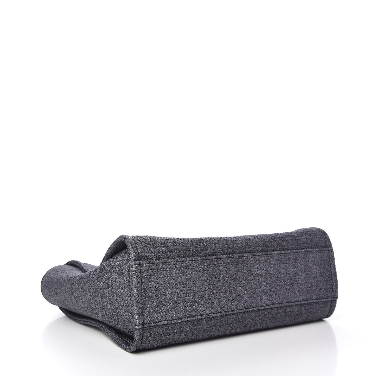 Lurex Boucle Small Deauville Tote Black