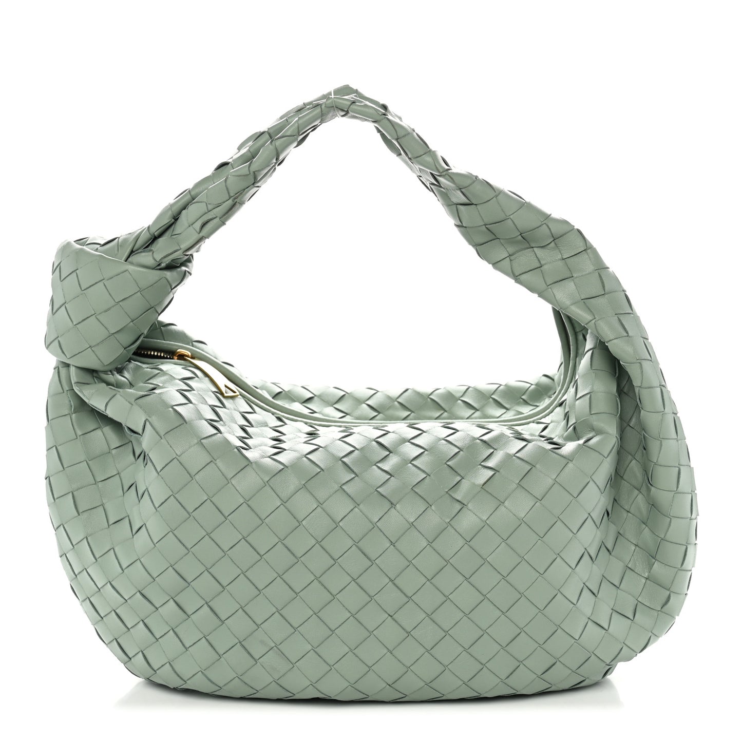 Nappa Intrecciato Small Jodie New Sauge