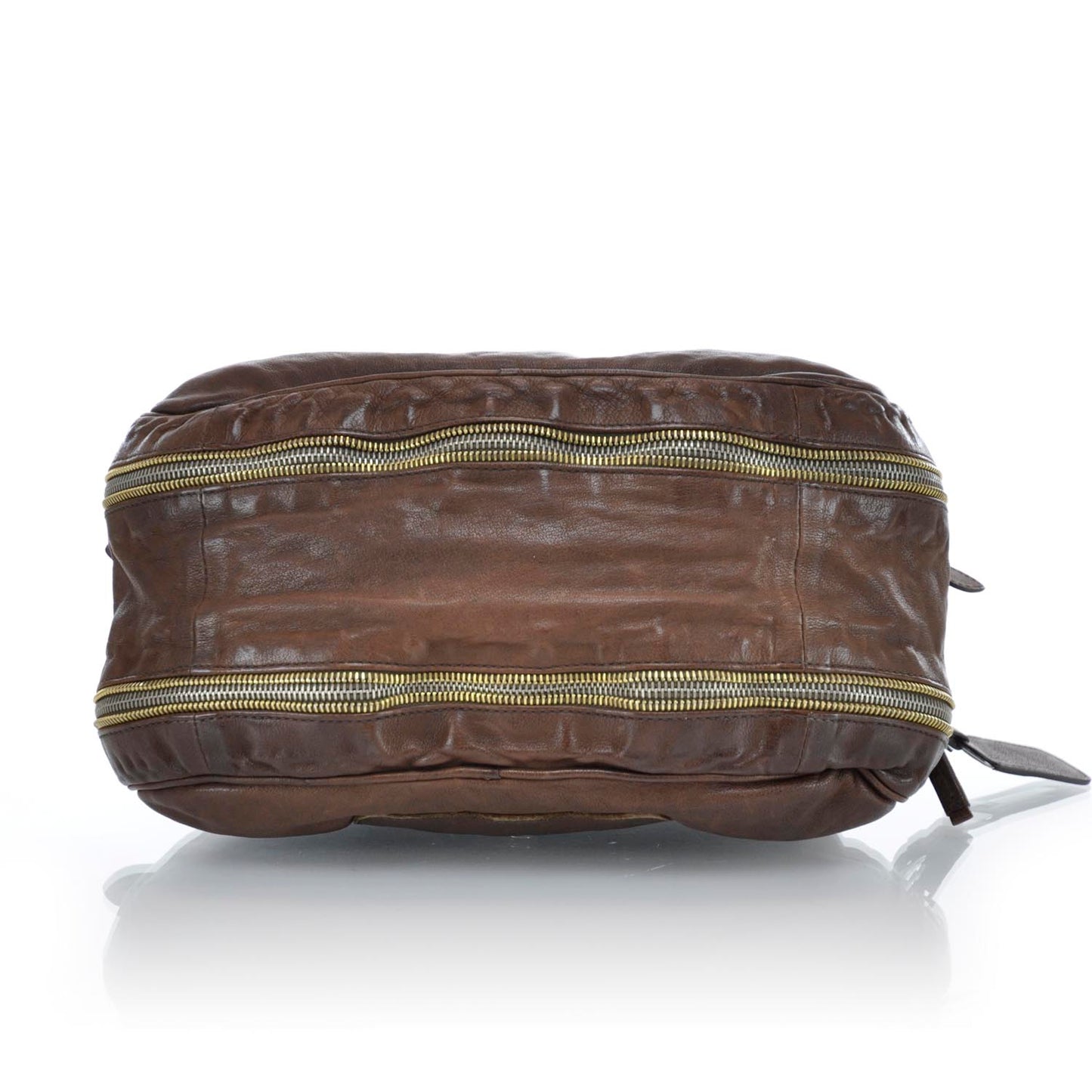 Washed Bauletto Bag Cocco