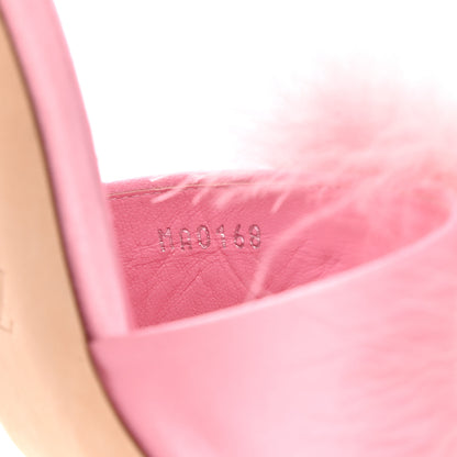 Louis Vuitton Fur Crystal LV Marilyn Mule 39 Rose 8 of 9