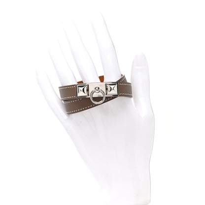 Hermes Swift Rivale Double Tour Bracelet XS Etoupe 2 of 6