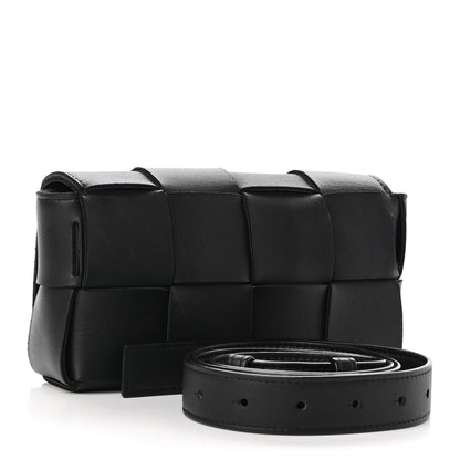 Bottega Veneta Nappa Maxi Intreccio The Belt Cassette Bag Black 3 of 7