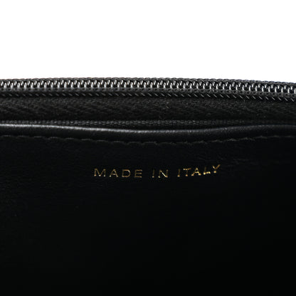 Chanel Shiny Caviar Quilted Pick Me Up Wallet On Chain WOC Black 7 of 12