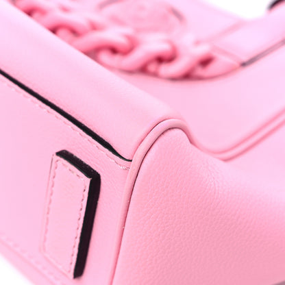 Versace Grained Calfskin Small La Medusa Chain Tote Pink 9 of 14