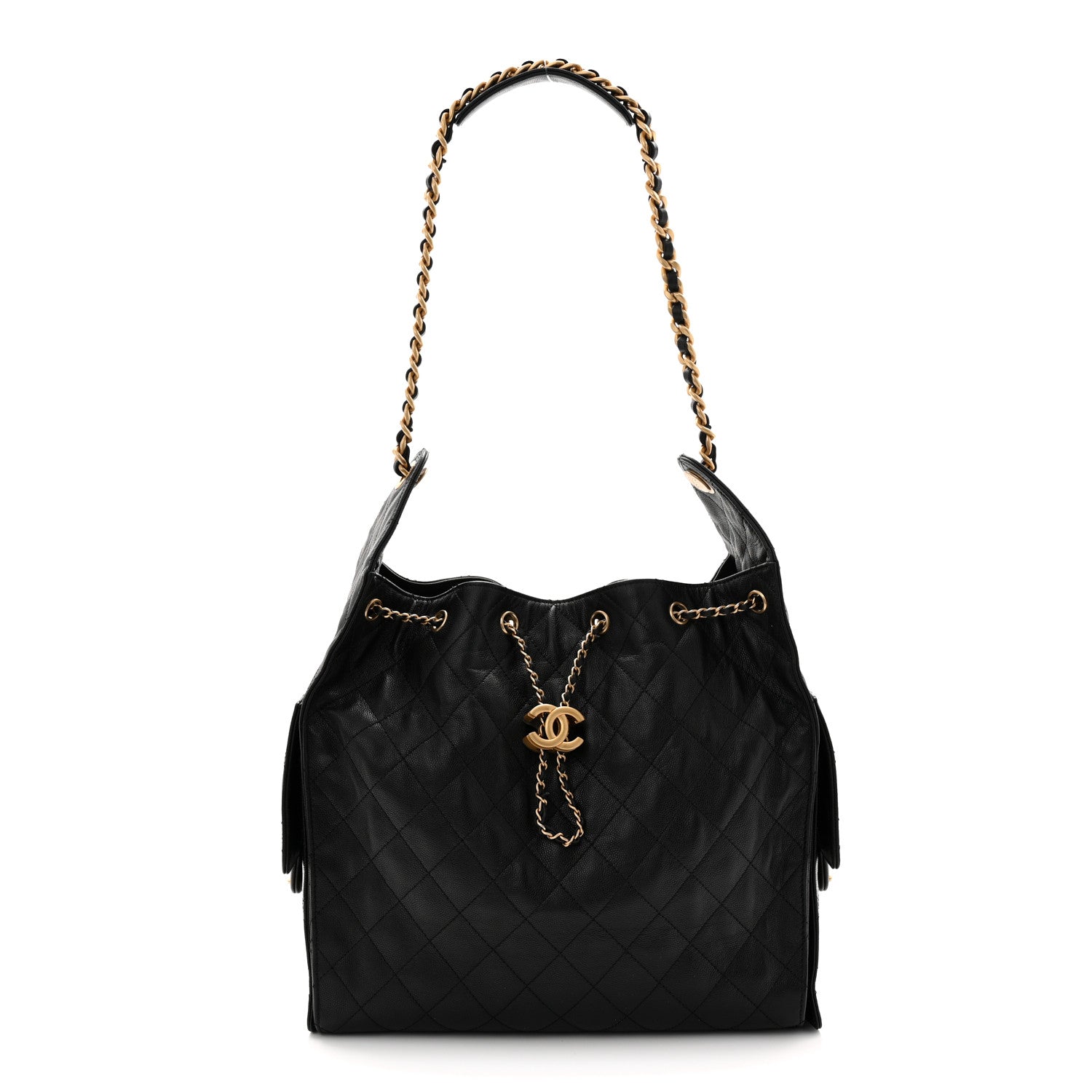 Chanel Caviar Quilted Medium Chanel 25 Handbag Black 1 of 11