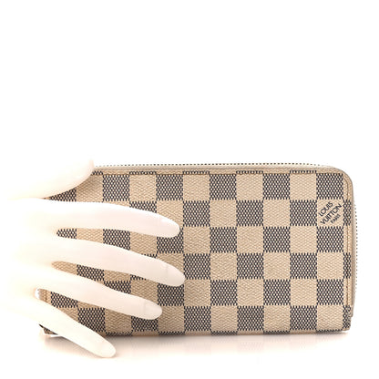 Louis Vuitton Damier Azur Zippy Wallet 2 of 13