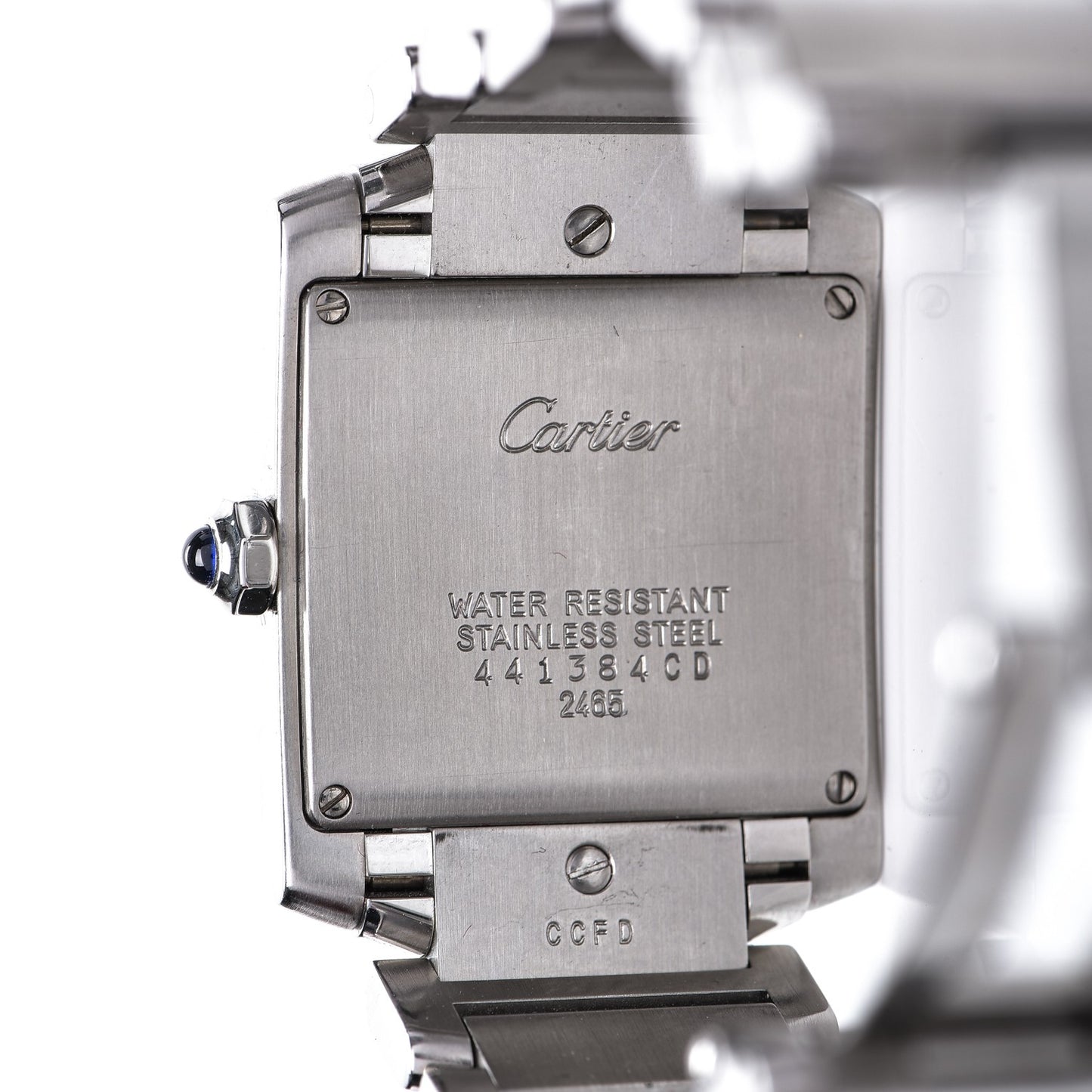 Stainless Steel 25mm Tank Francaise Quartz Watch