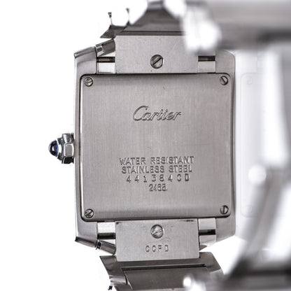 Cartier Stainless Steel 25mm Tank Francaise Quartz Watch 9 of 9