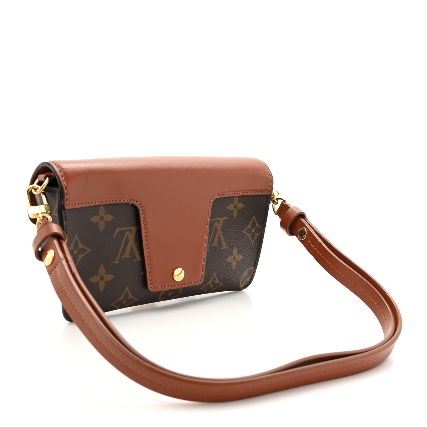 Monogram Padlock On Strap Caramel