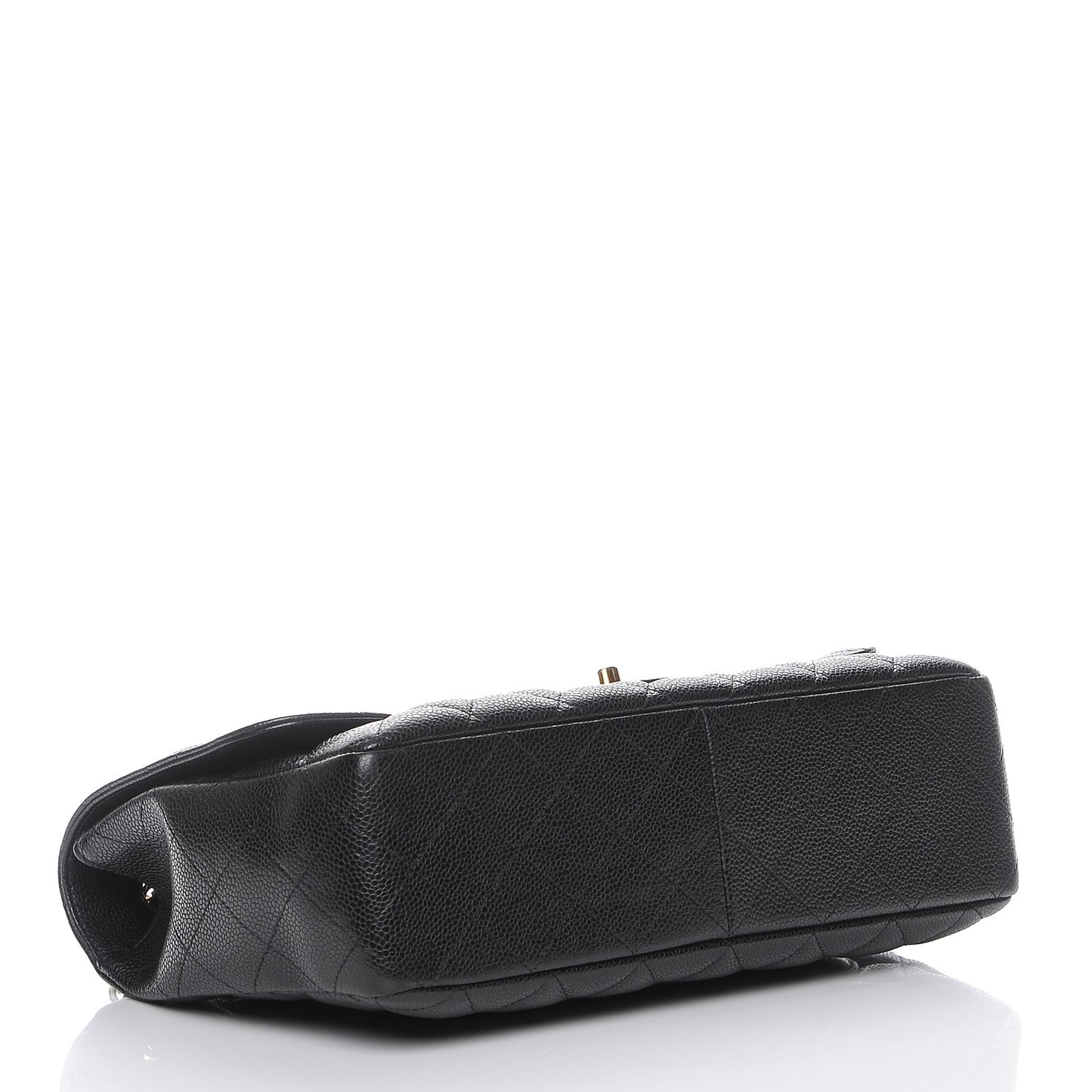 Caviar Quilted Jumbo Single Flap Black