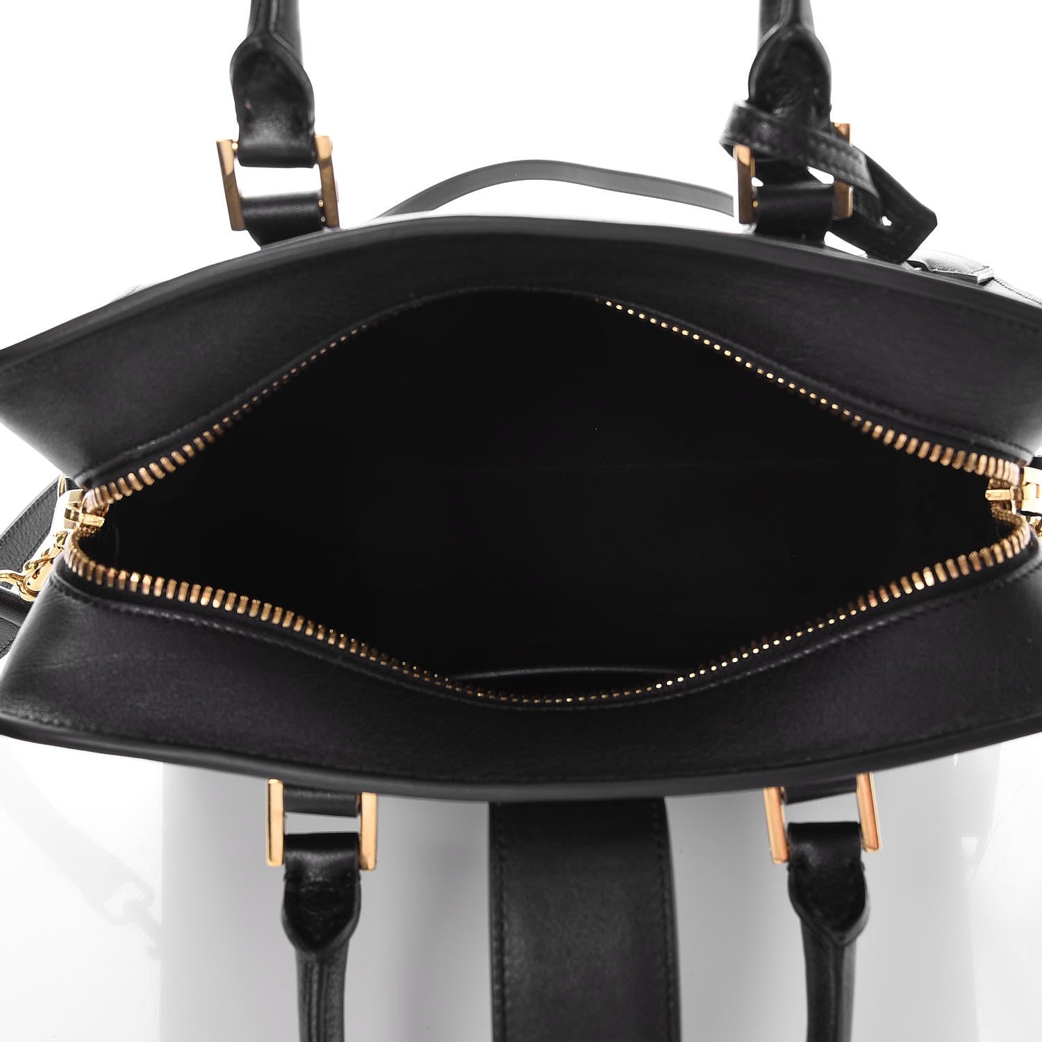 Saint Laurent Calfskin Monogram Baby Cabas Black 6 of 8
