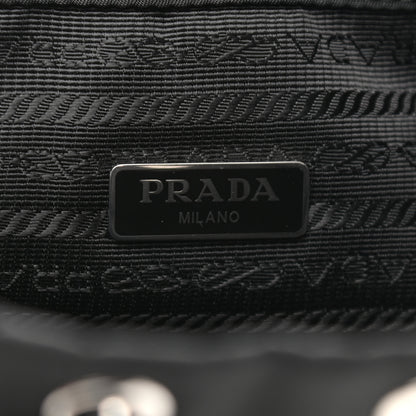 Prada Saffiano Tessuto Nylon Vela Bucket Wristlet Black 6 of 9