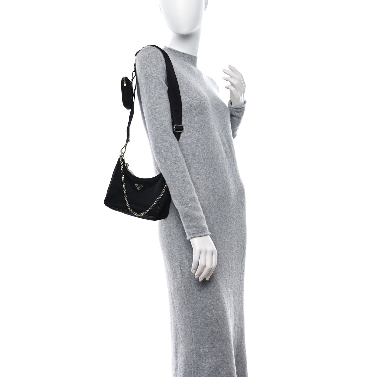 Nylon Re-Edition 2005 Shoulder Bag Black
