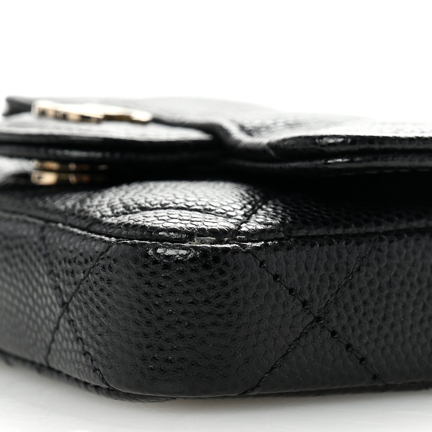 Chanel Caviar Quilted Mini Chain Belt Bag Black 11 of 11