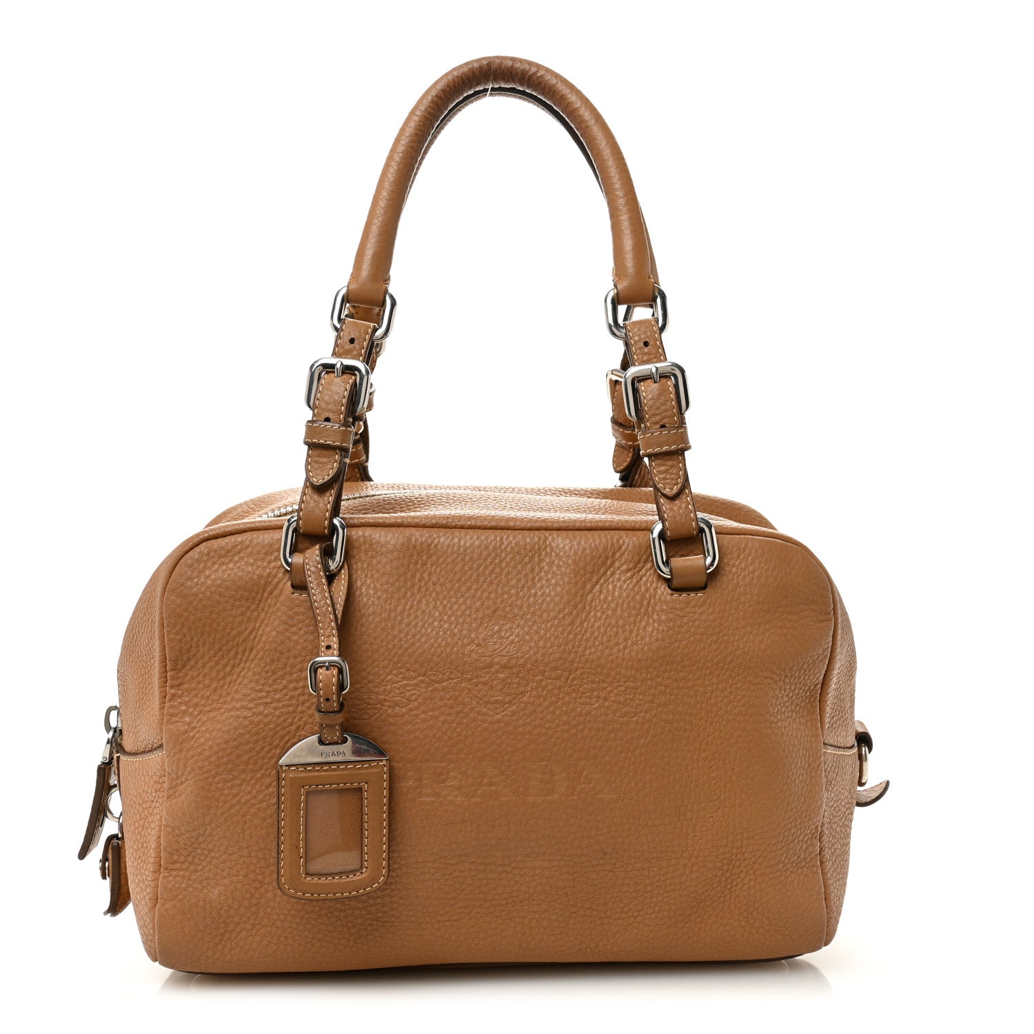 Prada Vitello Daino Tote Sesamo 1 of 11