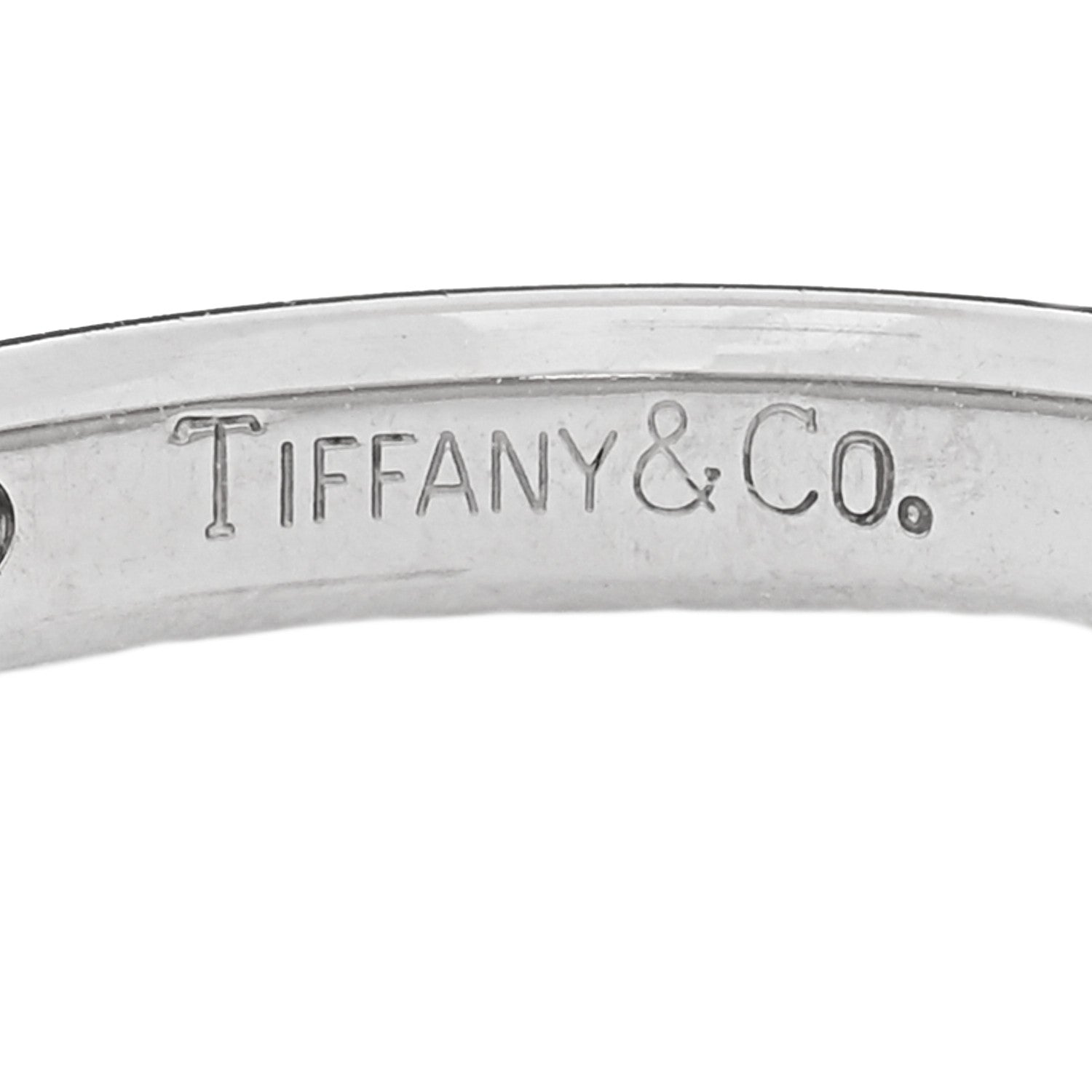 Tiffany Platinum Diamond Elsa Peretti Band Ring 49 5 5 of 5