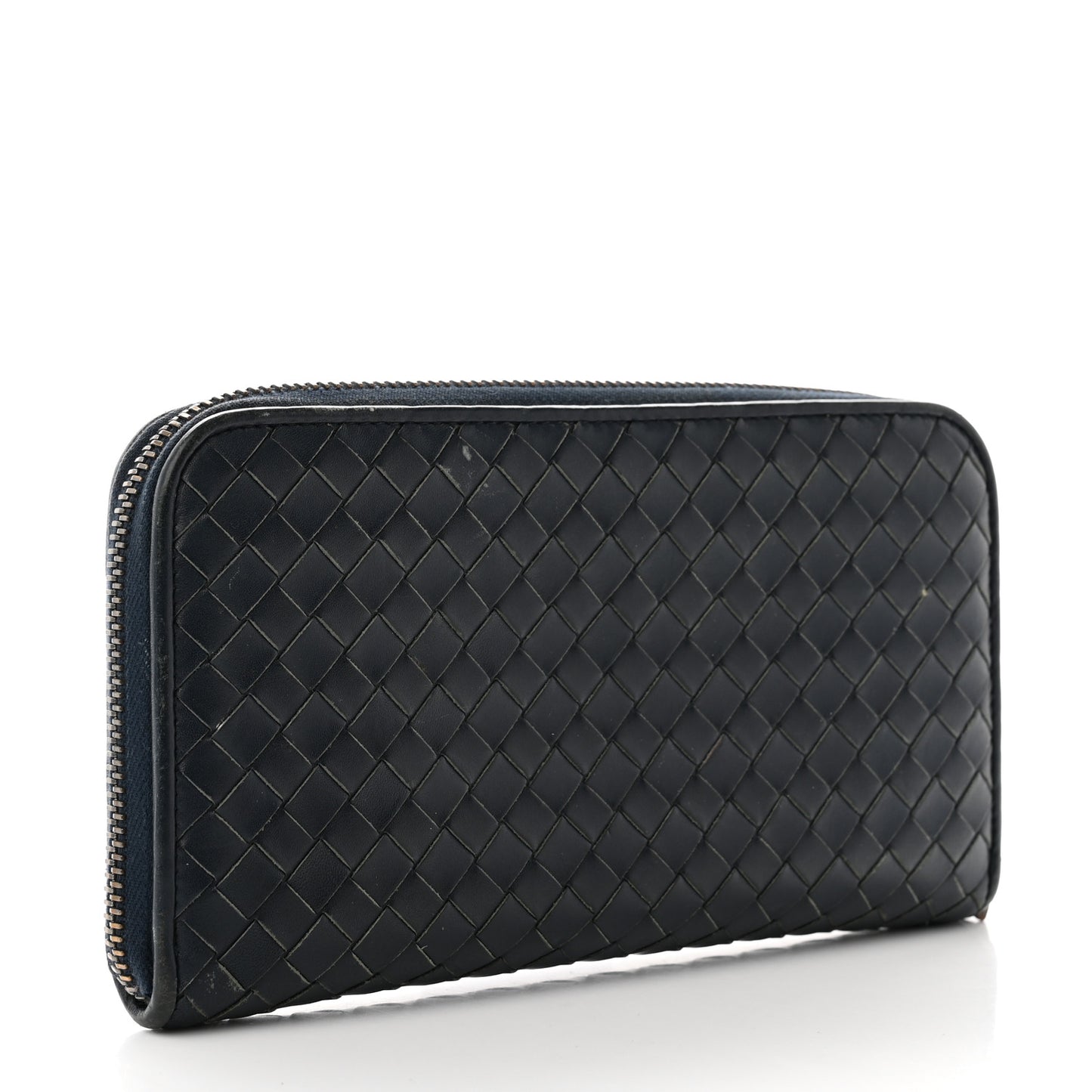 Nappa Intrecciato Zip Around Wallet Pacific