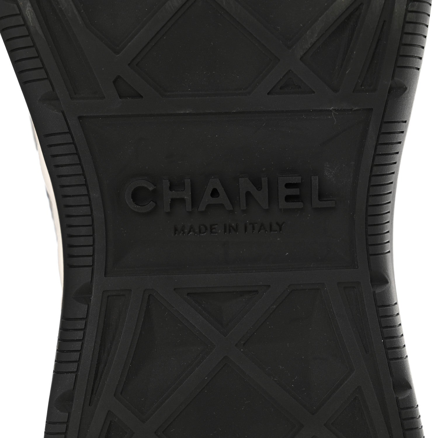 Chanel Velvet Calfskin Mixed Fibers CC Sneakers 37 Black 7 of 9