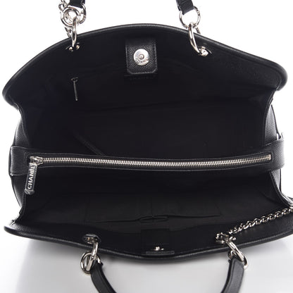 Chanel Caviar Stitched Shopping Tote Black 6 of 8